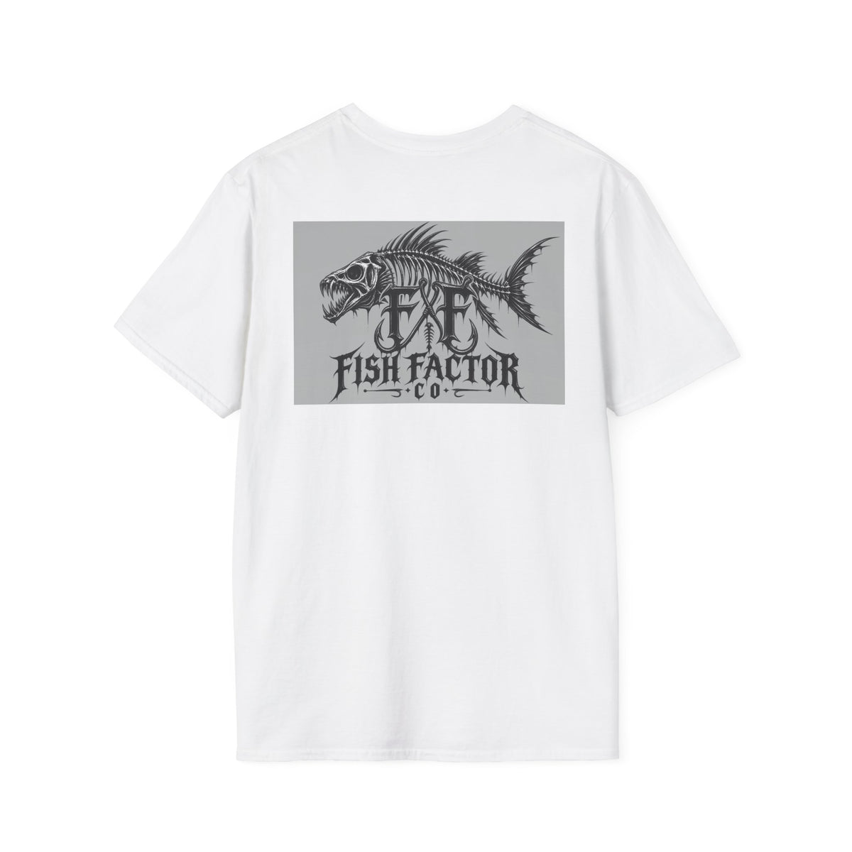 Fish Factor skeletal fish graphic T-Shirt | Fishing logo tee