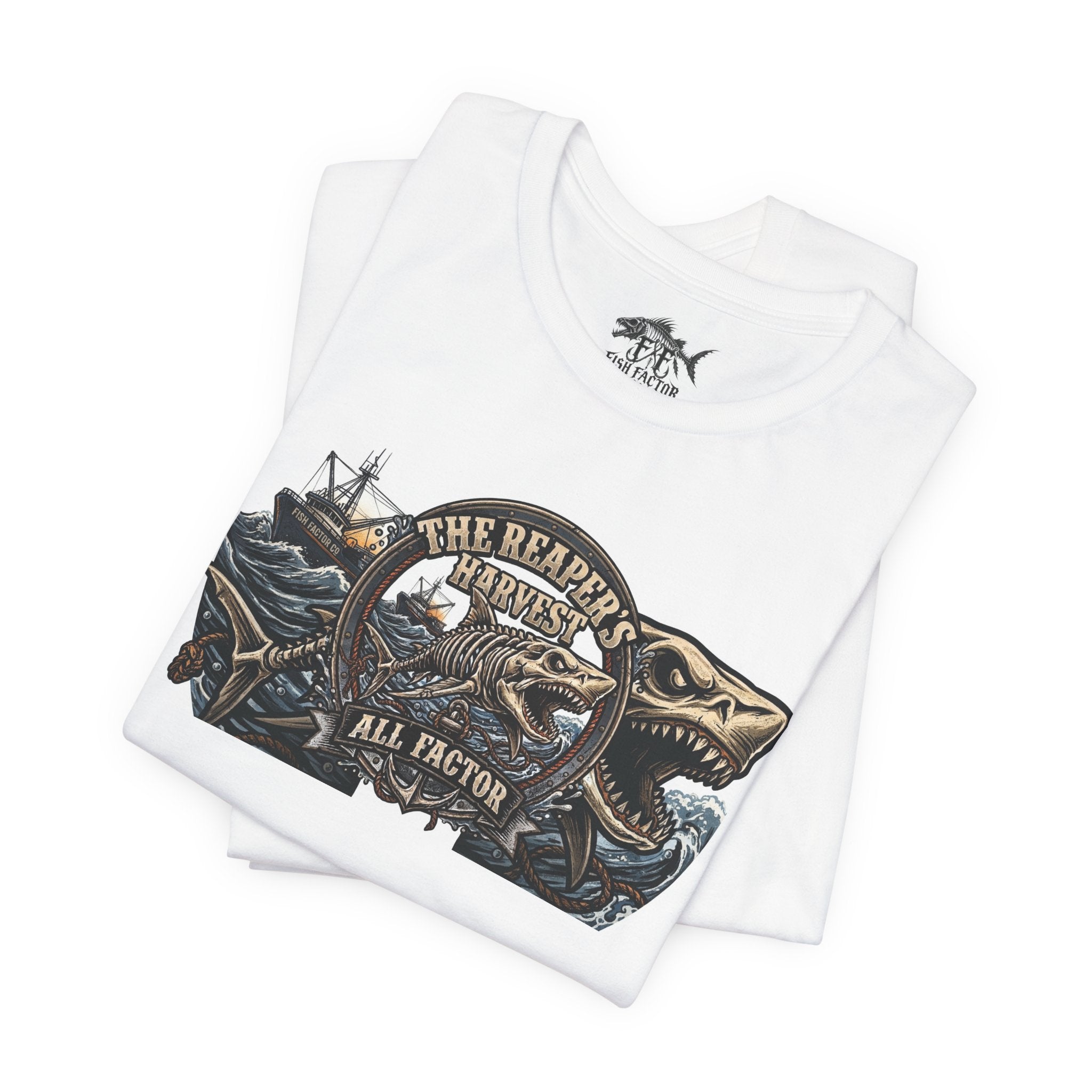 Unisex Jersey Short Sleeve Tee - Fish Factor Co - The Reapers Harvest