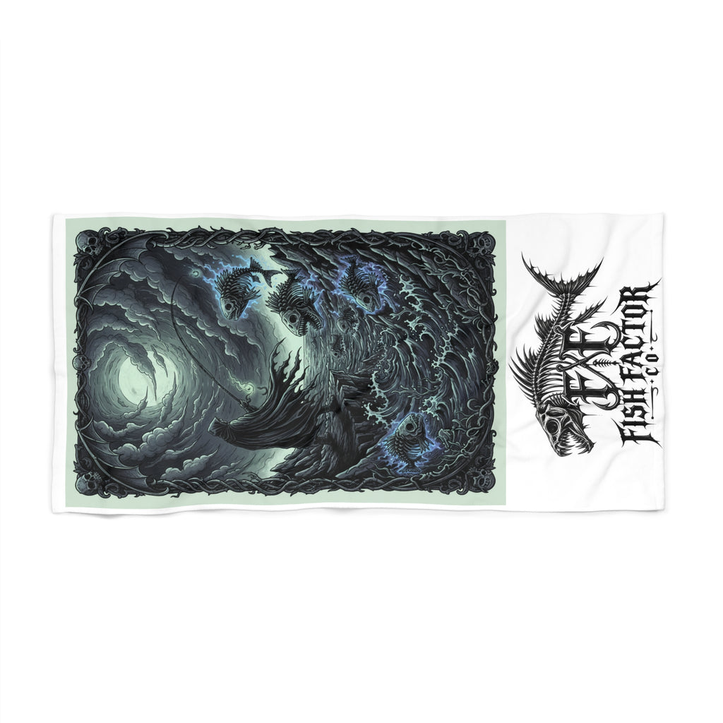Ocean Abyss Beach Towel — Fish Factor Co. Nautical Surf Design