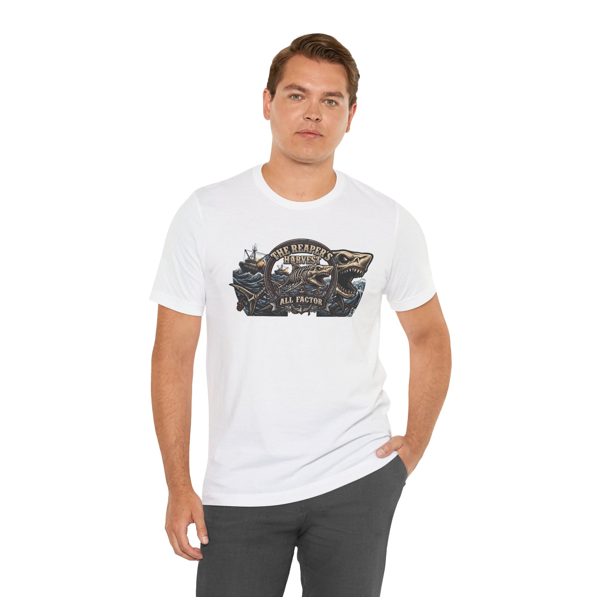 Unisex Jersey Short Sleeve Tee - Fish Factor Co - The Reapers Harvest