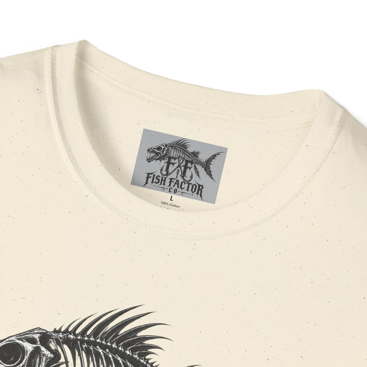 Fish Factor skeletal fish graphic T-Shirt | Fishing logo tee