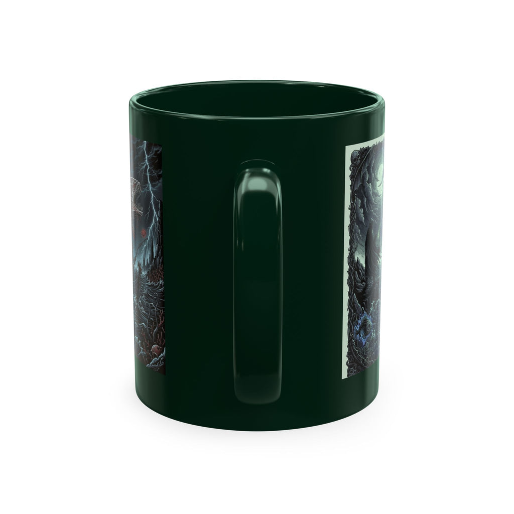 Fish Factor Co Skeletal Fish Illustration Mug | Nautical Ocean Skull Art