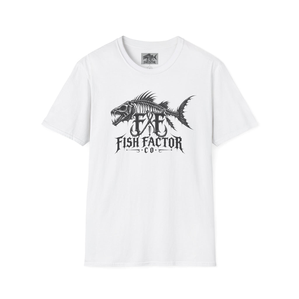 Fish Factor skeletal fish graphic T-Shirt | Fishing logo tee