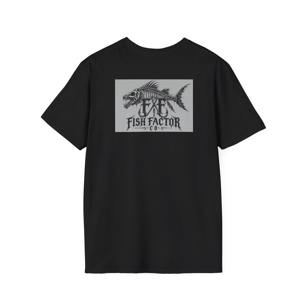 Skeletal Pirate Kraken Battle T-Shirt | Dark Ship, Stormy Sea Fish Factor Co
