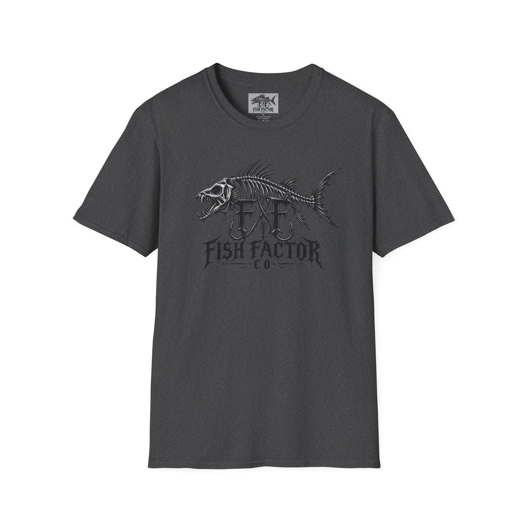Fish Factor skeletal fish graphic T-Shirt | Fishing logo tee