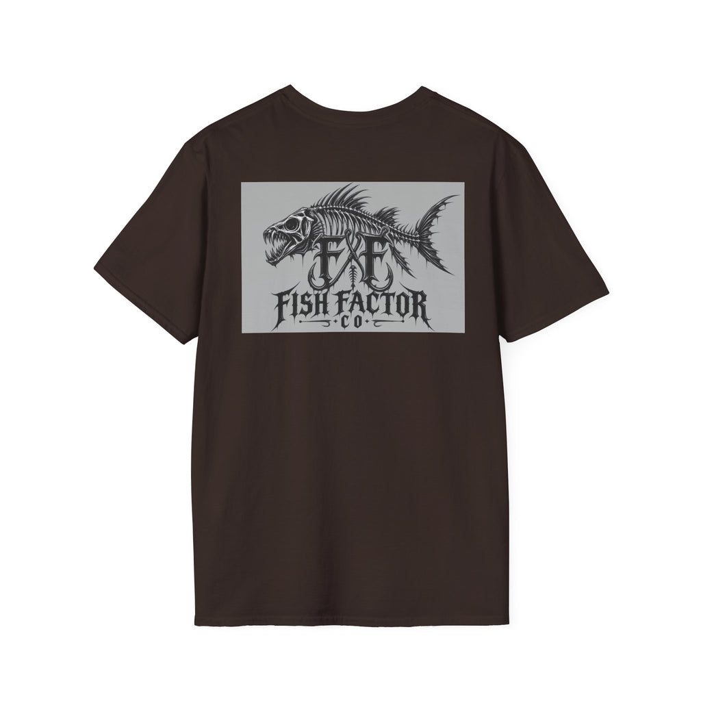 Fish Factor skeletal fish graphic T-Shirt | Fishing logo tee