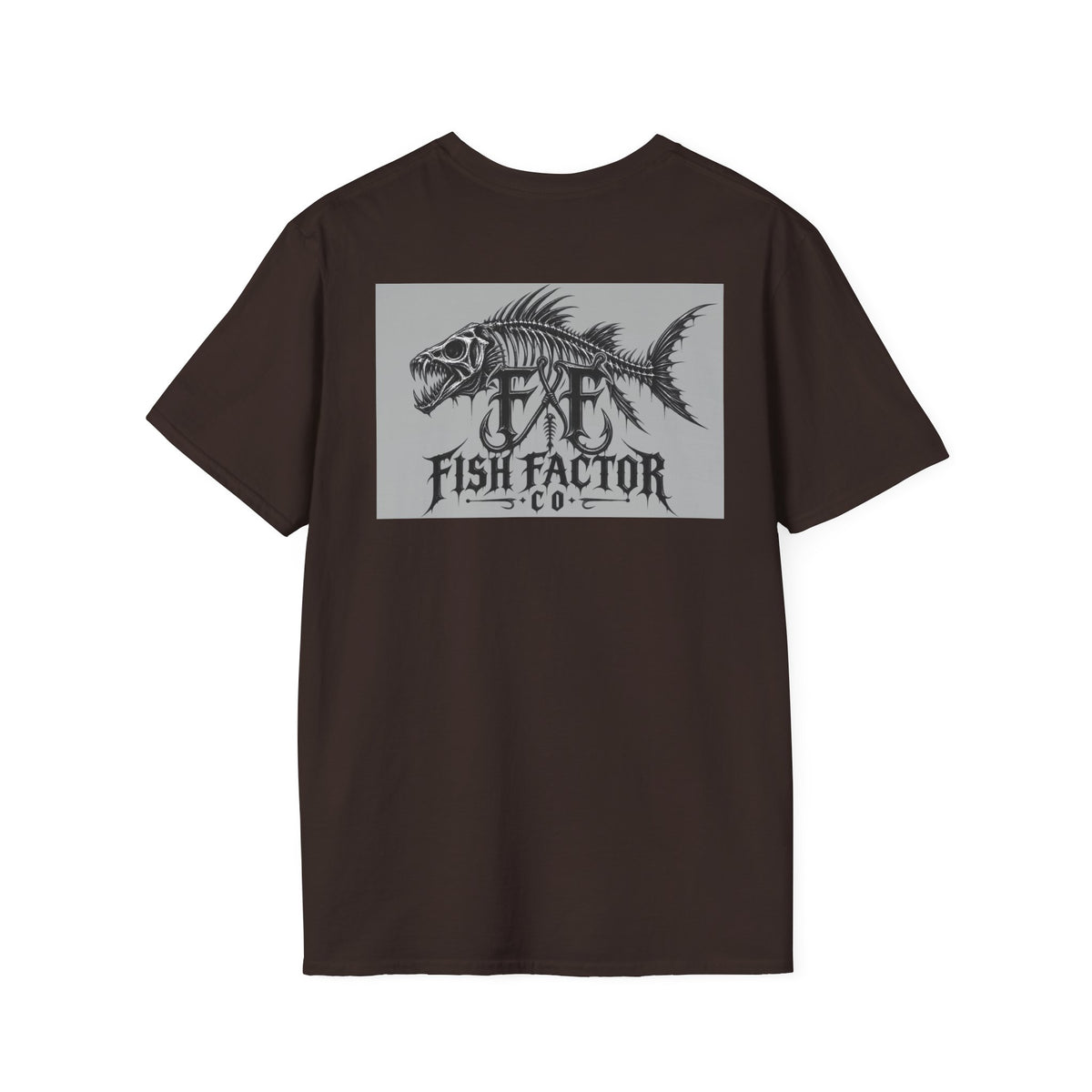 Fish Factor skeletal fish graphic T-Shirt | Fishing logo tee